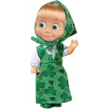Simba Toys Маша със зелена рокля и забрадка