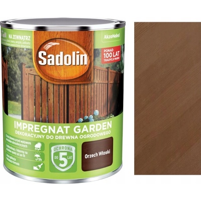 Dekorativní impregnace na dřevo - Sadolin Garden - Ořech vlašský - 5 L