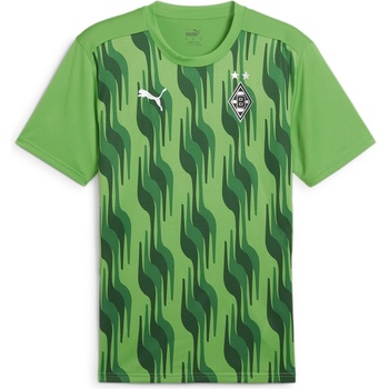 Image 1 of PUMA Borussia Gladbach Pre Match Shirt 2024 2025 Adults - Green