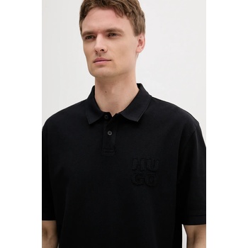 HUGO Памучна тениска с яка hugo (50535286)