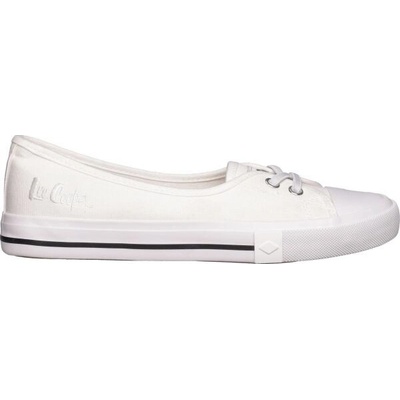 Lee Cooper Canvas dámské baleríny bílá – Zboží Dáma