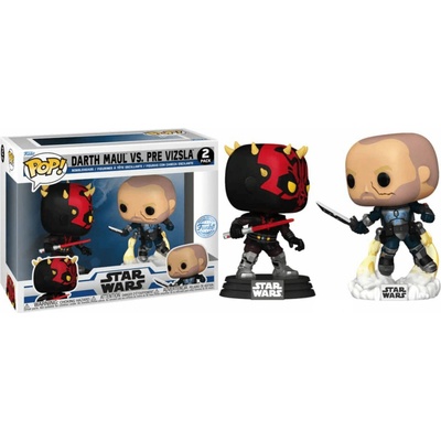 Funko Pop! 2Pack Clone Wars Duels Darth Maul vs Pre Vizsla Star Wars Special Edition