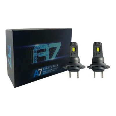 Лед крушки - Led система Н7 за фарове Plug-N-Play за директен монтаж - 90 000 Лукса, 22W 6000K - 900% повече светлина