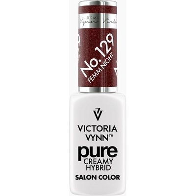 VICTORIA VYNN Hybridní gel lak PURE CREAMY HYBRID 129 Femm Night 8 ml