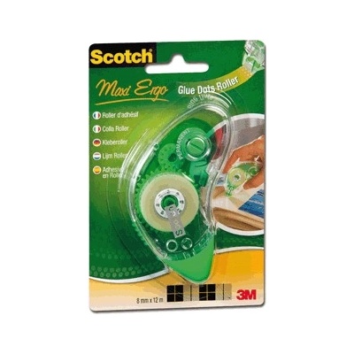 Ergonomický lepící roller SCOTCH - 8 mm x 12 m
