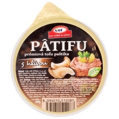 Veto Patifu Paštika tofu s hlívou 100 g – Zbozi.Blesk.cz