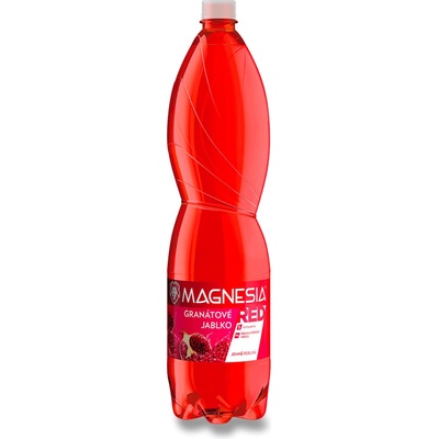 Magnesia Red ochucená minerální voda Granátové jablko 6 x 1,5 l