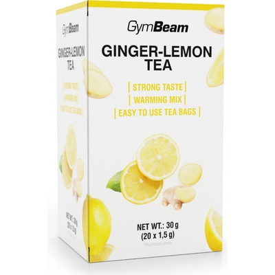 GymBeam Zázvorovo-citrónový čaj 20 x 1,5 g