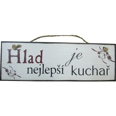 Dřevěná dekorace na zeď, cedule s nápisem 1030-2 10x30 cm