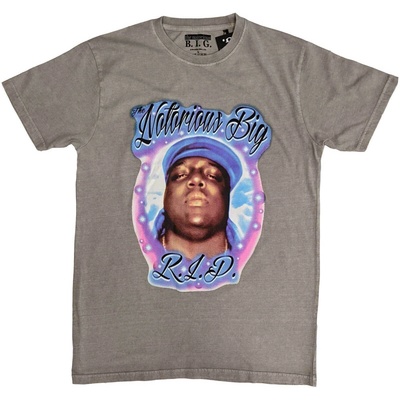 Notorious B. I. G Notorious B. I. G. RIP Airbrush Grey M Риза (BIGTS29MG02)
