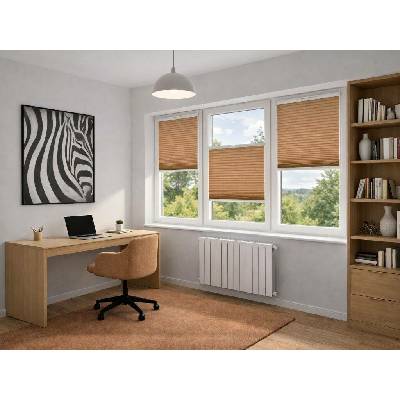 Zebra-Shop Plissé Lux Zatemňující Duo Cappuccino PM03 69 x 111-150 cm