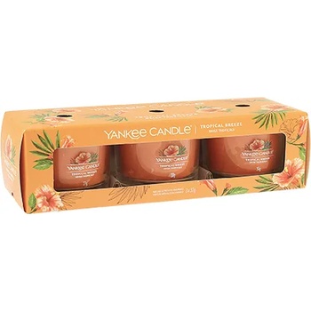 Image 1 of Yankee Candle Tropical Breeze вотивна свещ грlass 3 x 37 гр