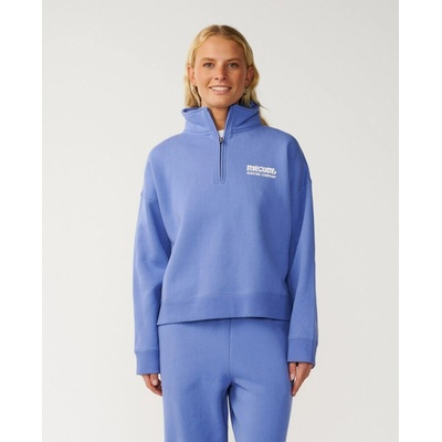 Rip Curl mikina SURF PUFF 1/4 ZIP Mid Blue