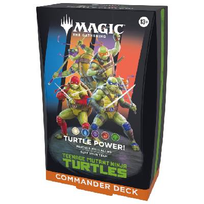MTG Magic: The Gathering (MTG): Teenage Mutant Ninja Turtles Turtle Power Commander Deck - Commander Deck