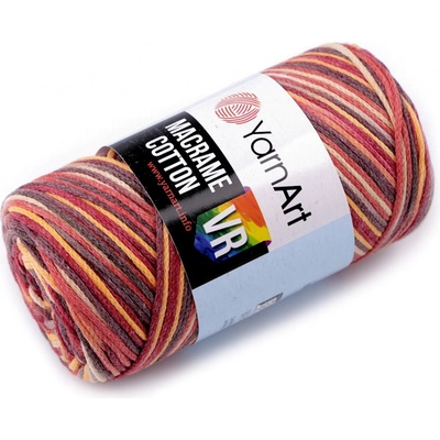 Prima-obchod Pletací příze Macrame Cotton 250 g, barva 8 (923) bordó sv.