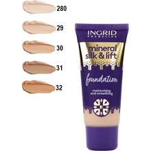 Ingrid Mineral Silk & Lift Make Up Foundation hydratačný a vyhladzujúci podkladový krém 280 Light Ivory 30 ml