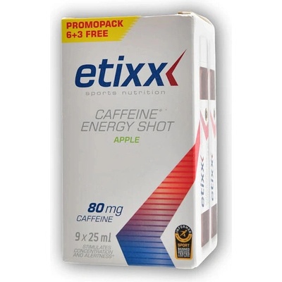 Etixx Energy shot s kofeínom 9 x 25 ml