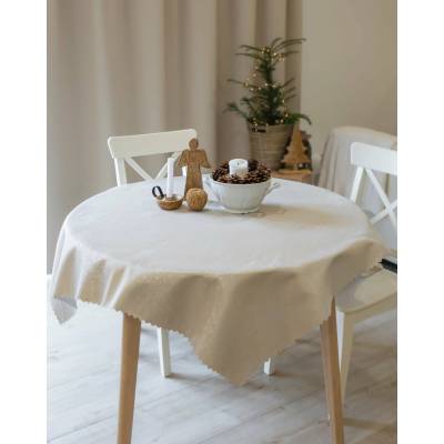 Polášek Ubrus vánoční Z3517-K1 100% polyester Vánoce 140x240cm