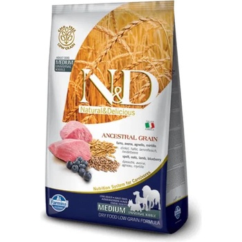 N&D Low Grain Adult Medium Lamb & Blueberry 12 kg