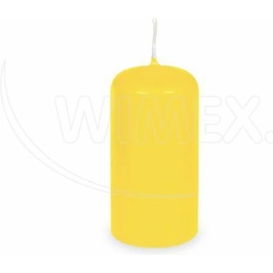 Wimex WIMEX s. r. o. Цилиндрична свещ жълта Ø40 x 80 мм [4 бр. ]