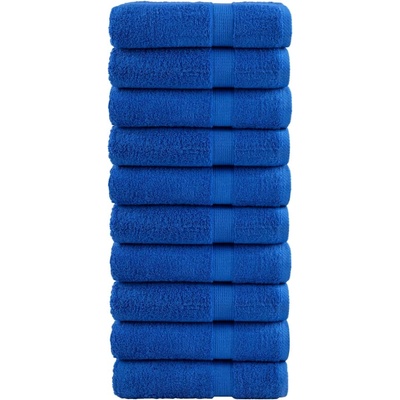 vidaXL Премиум кърпи за баня SOLUND 10 бр сини 70x140 см 600 gsm (137190)