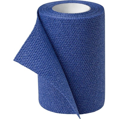 Idealast Color Cohesive ovínadlo elastické krátkoťažné modré 10 cm x 4 m 1 ks