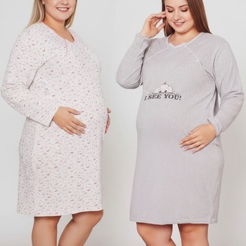 Комплект нощници с дълъг ръкав за кърмачки 2 броя