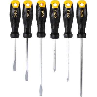 Комплект отвертки Deli Tools EDL620004, с магнитен връх, 6бр (EDL620006)