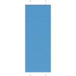 vidaXL Плисирана щора, синя, 75x200 см, ширина на плата 74, 4 см, полиестер (4015206)