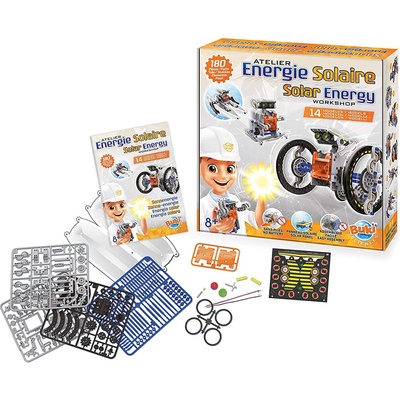 Buki France Комплект за експерименти Buki Sciences - Слънчева енергия 14 в 1 (BK7503)