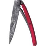 DEEJO 1gm038 tattoo aluminum / Ултралеко джобно ножче с алуминиева дръжка (1gm038)