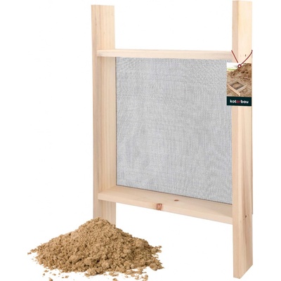 Stavebné sito na štrk piesok maltu drevené 2x2 mm