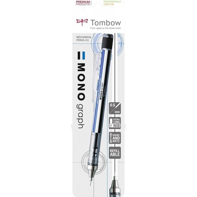 Tombow MONO graph modrá/bílá/černá