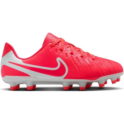 Nike Юношески футболни бутонки Nike Tiempo Legend 10 Club Junior Firm Ground Football Boots - Red/White