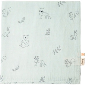 Cotton Hug Бебешка памучна пелена Cotton Hug - Горски животни, 120 х 120 cm (CH079) - baby