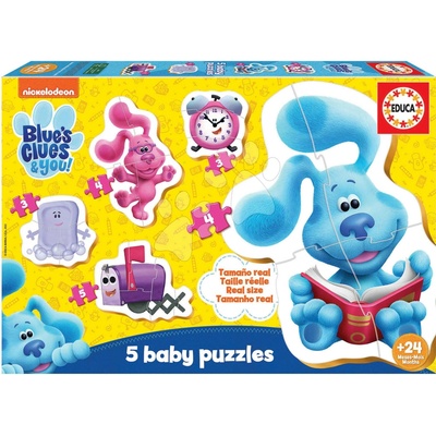 Educa Baby Puzzles Blue´s Clues 3-3-4-4-5 dílků od 24 měsíců