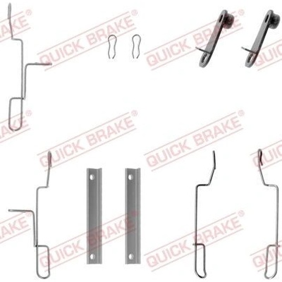 Súprava príslušenstva, obloženie kotúčovej brzdy Quick Brake 109-1188