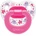 Wee Baby Ортодонтска залъгалка Wee Baby - За момичета, 0-6 м, с китчета (833)