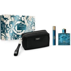 Versace Eros Homme EDT Spray 100 + EDT 10 + чанта Versace комплект мъже Парфюми
