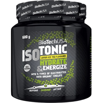 BioTechUSA IsoTonic | Hydrate & Energize [600 грама] Студен лимонов чай