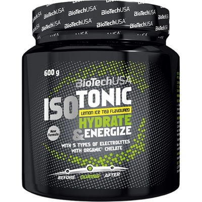 BioTechUSA IsoTonic | Hydrate & Energize [600 грама] Студен лимонов чай