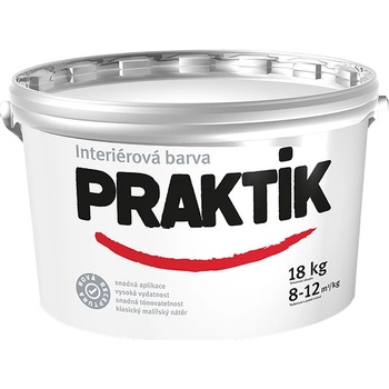 PRIMALEX Praktik - ekonomická interiérová farba na steny - biela - 18 kg