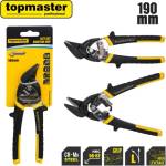 Raider Лява ножица за ламарина TopMaster Raider 370723/ 190 мм (370723)