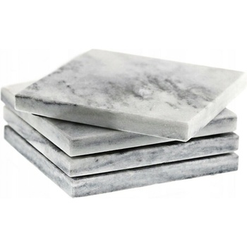 HIT Podtácek mramorový sada 4 ks 10x10 cm