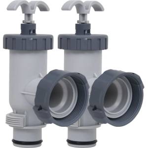vidaXL Възвратни клапани за басейни, 2 бр (92801)