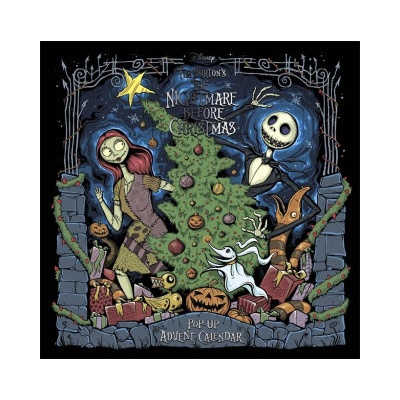 Disney Tim Burton\s The Nightmare Before Christmas Pop-Up Book and Advent