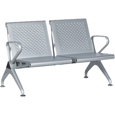 Bittel Посетителска пейка с 2 места КАРМЕН cr-1031-2 - сребърна