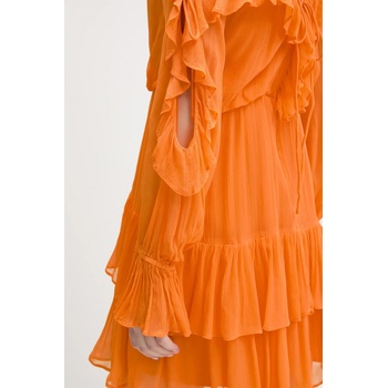 Desigual Рокля Desigual METZ в оранжево къса разкроена 25SWVW15 (25SWVW15)