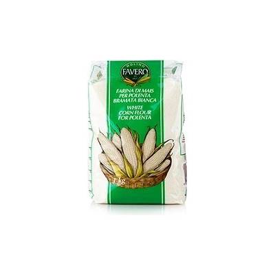 Favero Polenta - Bramata Bianca bílá a hrubá 1 kg