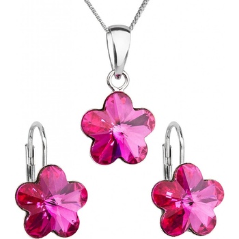 Swarovski Elements súprava Fuchsia 39143.3